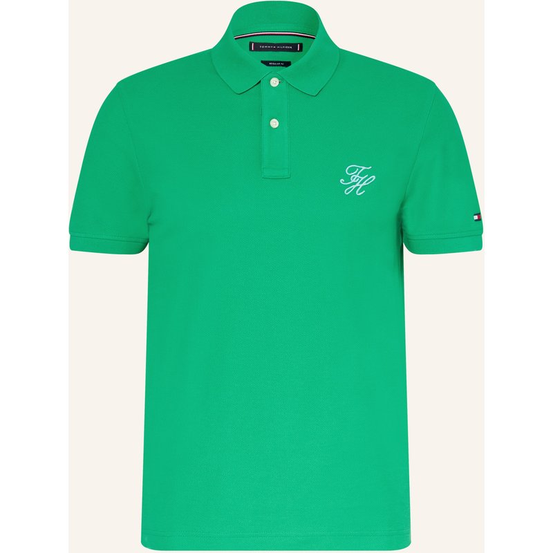 Tommy Hilfiger Piqué-Poloshirt Regular Fit gruen
