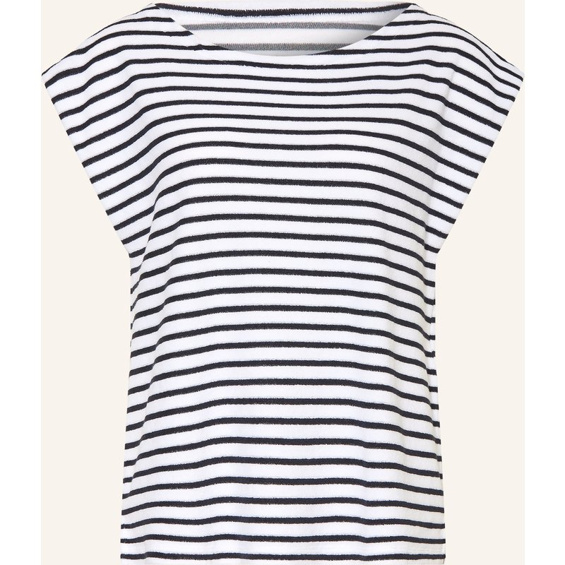Juvia T-Shirt Kimberly Aus Frottee blau