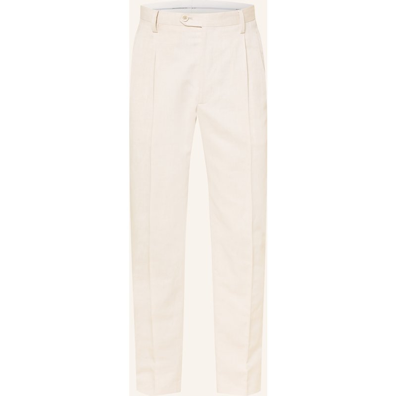 Baldessarini Anzughose Regular Fit Mit Leinen beige