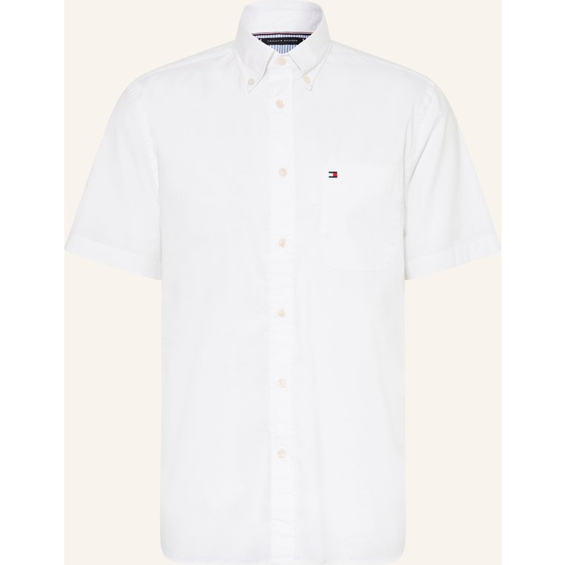 Tommy Hilfiger Kurzarm-Hemd Regular Fit weiss