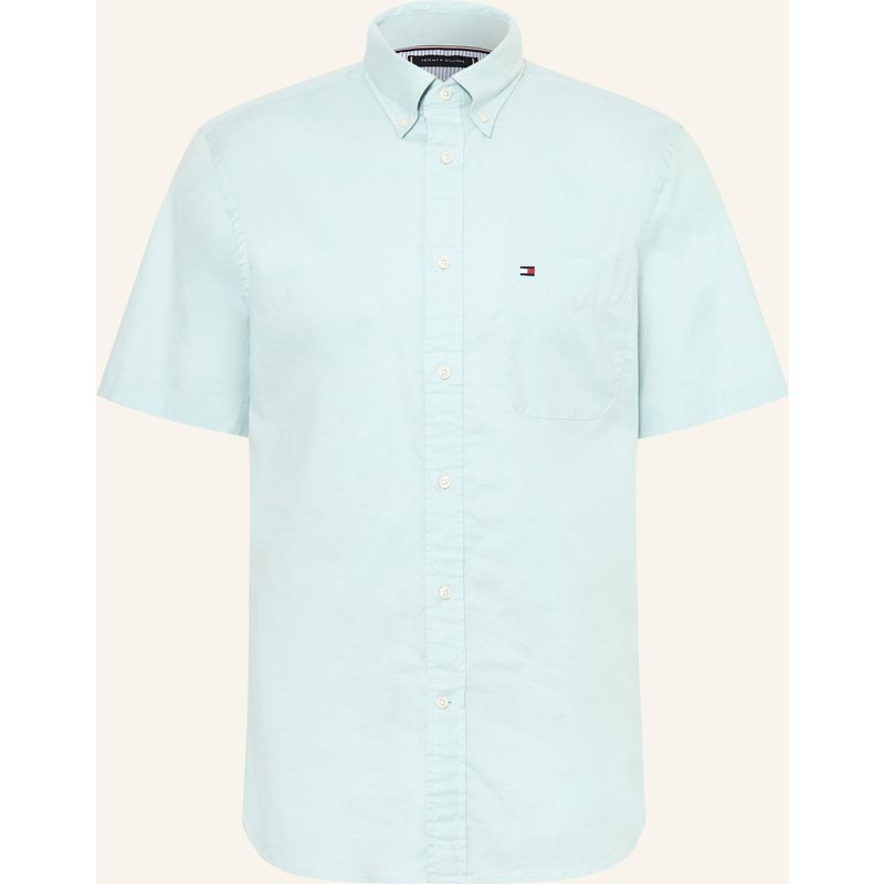 Tommy Hilfiger Kurzarm-Hemd Regular Fit gruen