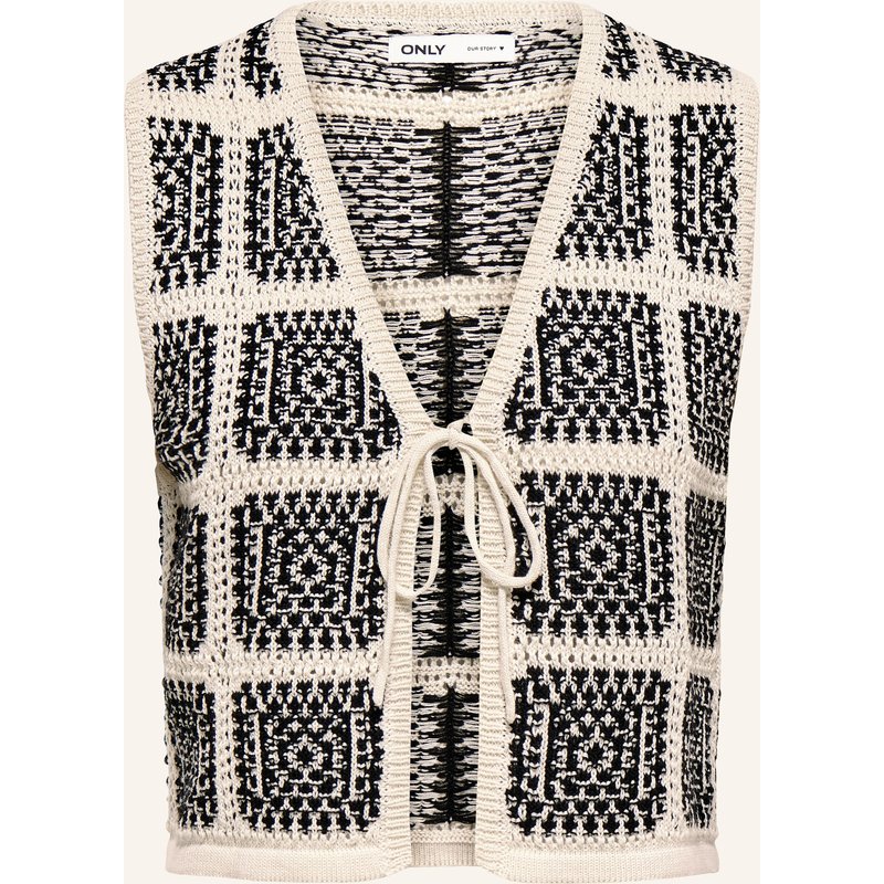Only Strickweste schwarz