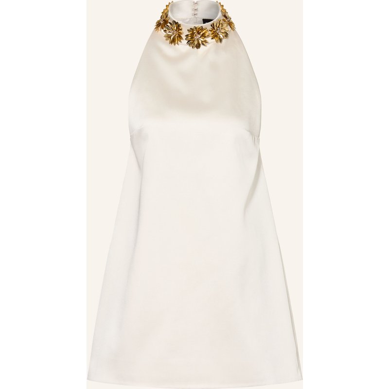 Retrofête Cocktailkleid Giacinta Mit Schmucksteinen weiss