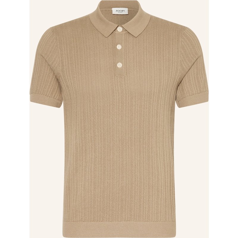 Joop! Jeans Strick-Poloshirt Colinor beige