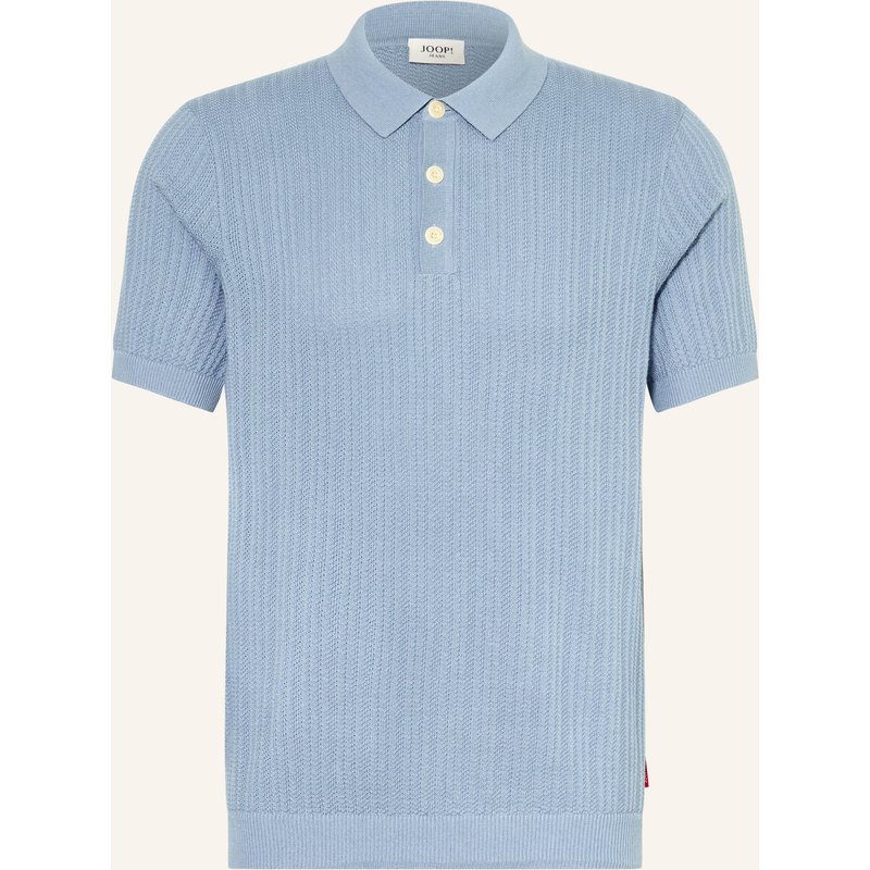 Joop! Jeans Strick-Poloshirt Colinor blau