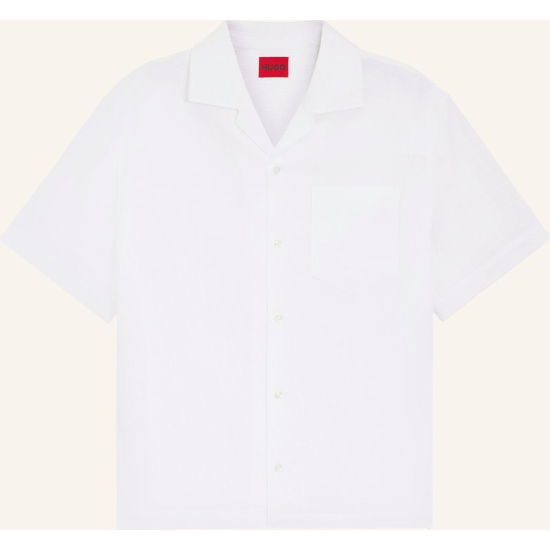Hugo Resorthemd Exolino Comfort Fit weiss