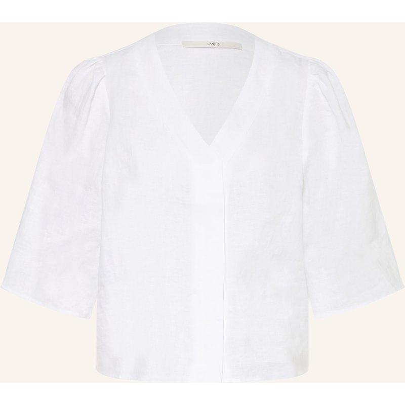 Lanius Blusenshirt Mit 3/4-Arm weiss