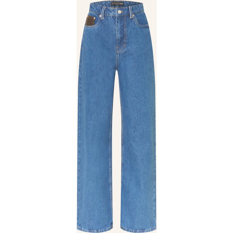 Studio Ar Wide Leg Jeans Aline blau