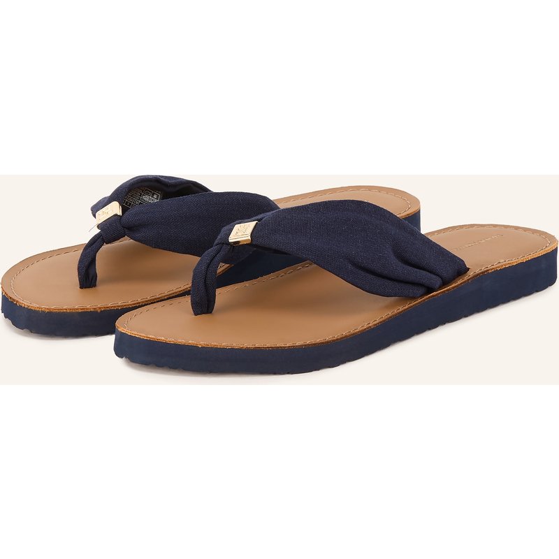 Tommy Hilfiger Zehentrenner blau
