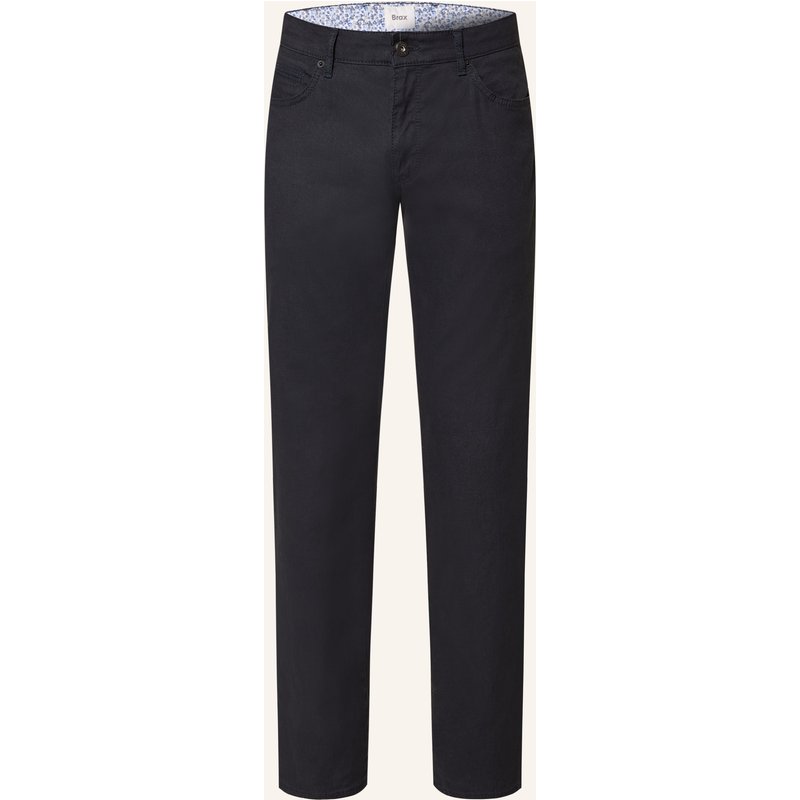 Brax Hose Cadiz Slim Fit Mit Leinen blau