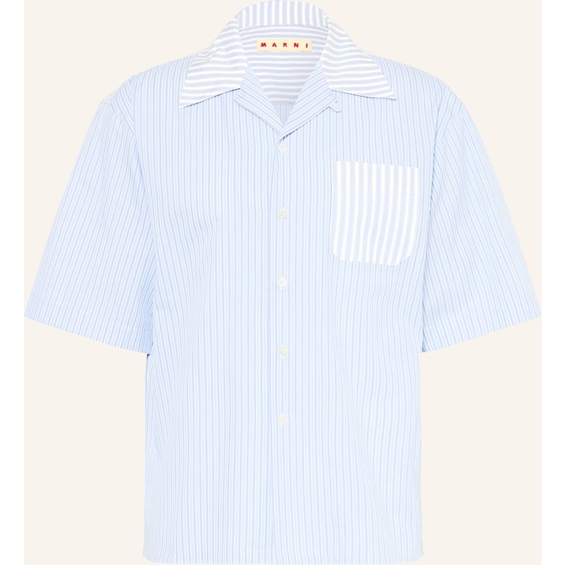 Marni Resorthemd Comfort Fit blau