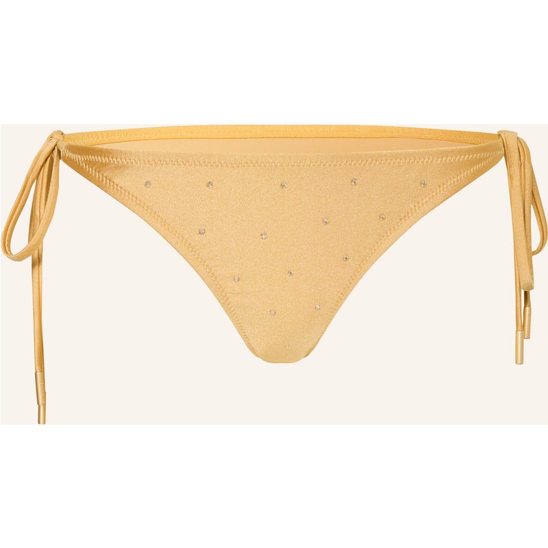 Goldbergh Triangel-Bikini-Hose Kaia Mit Schmucksteinen gold