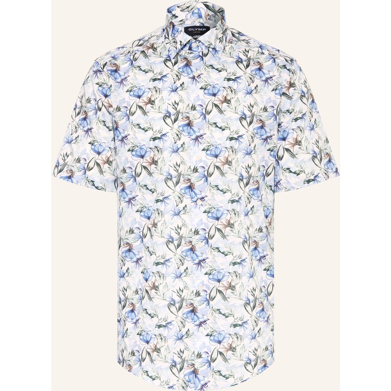 Olymp Kurzarm-Hemd Luxor Modern Fit blau
