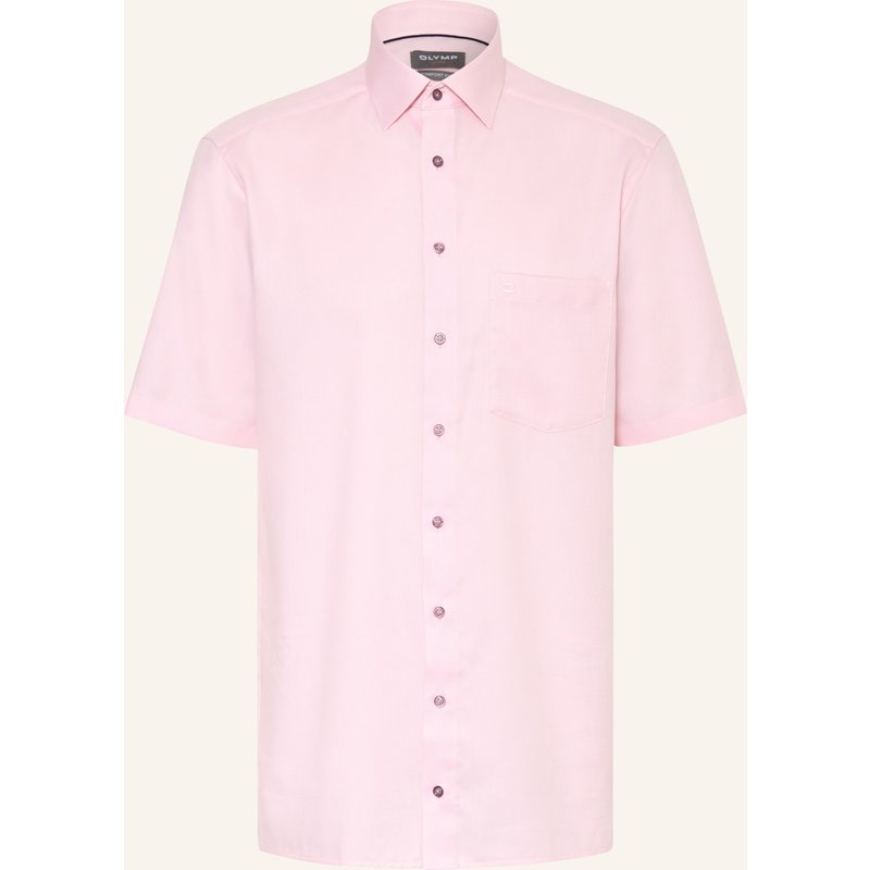 Olymp Kurzarm-Hemd Luxor Comfort Fit pink
