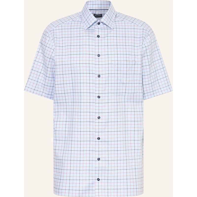 Olymp Kurzarm-Hemd Luxor Comfort Fit blau