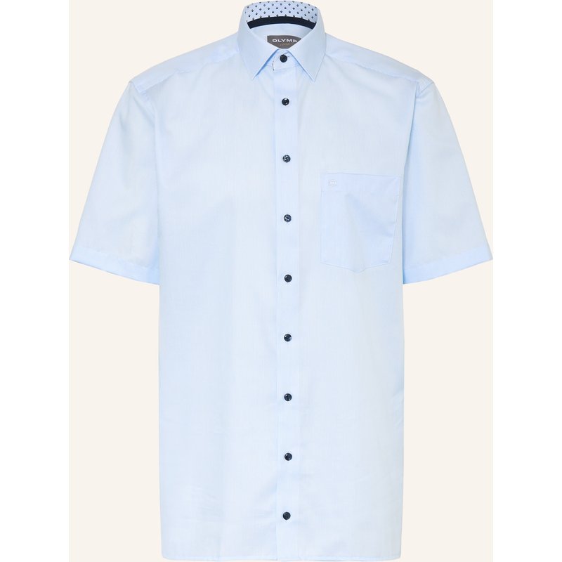 Olymp Kurzarm-Hemd Luxor Comfort Fit blau