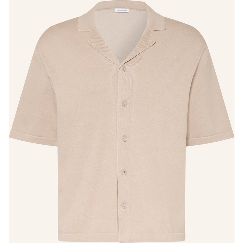 Seidensticker Strick-Resorthemd Regular Fit beige