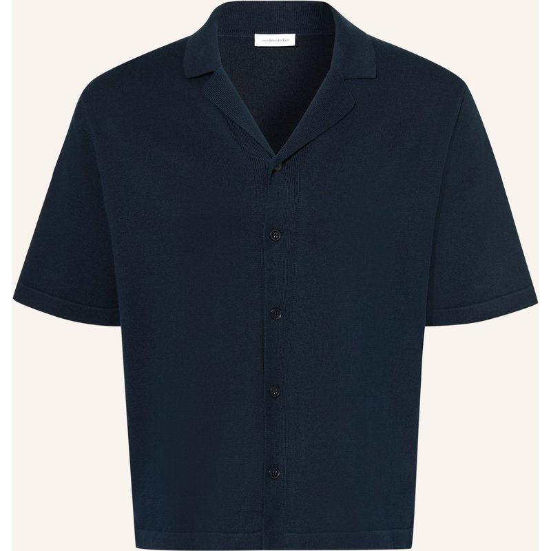 Seidensticker Strick-Resorthemd Regular Fit blau