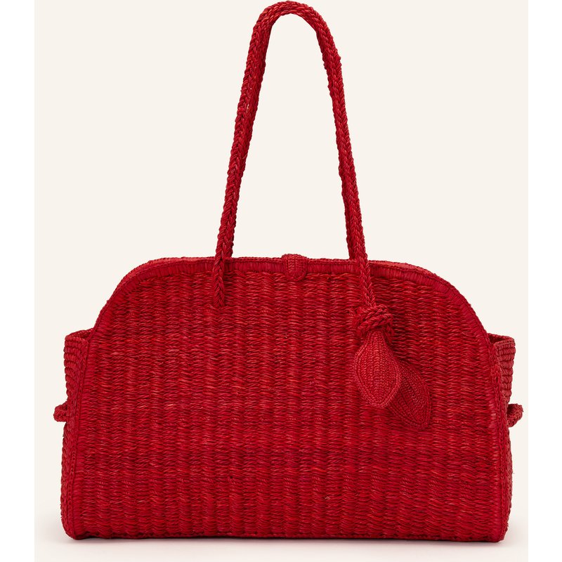 Jacquemus Handtasche Le Turismo Raphia rot