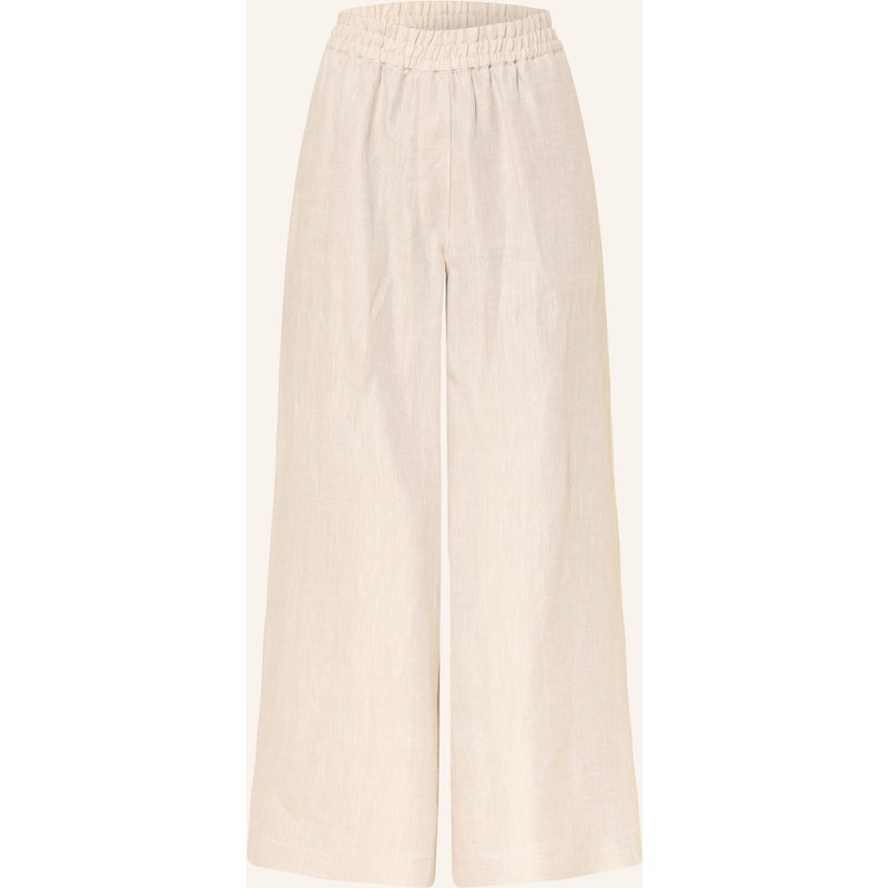 Weekend Max Mara 7/8-Hose Felino Aus Leinen beige
