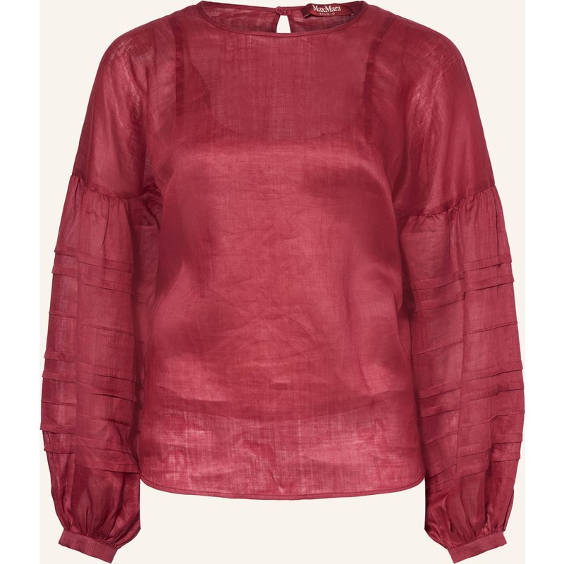 Max Mara Studio Blusenshirt Paese rot