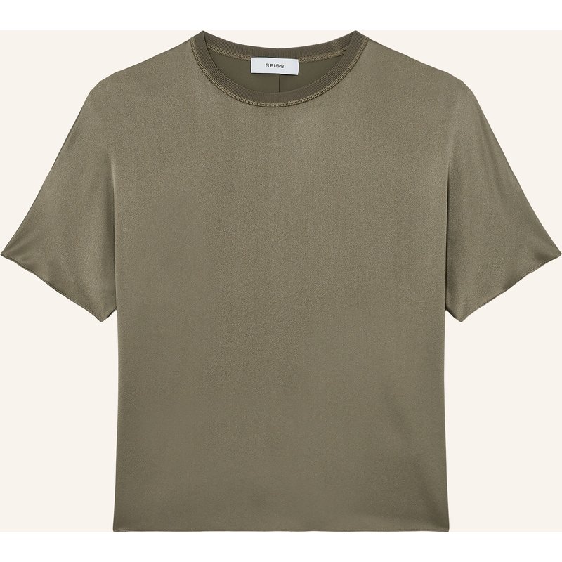 Reiss Blusenshirt Lena Aus Seide gruen