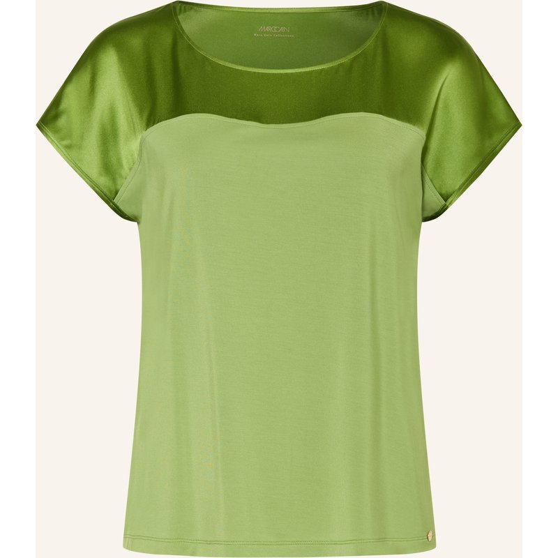 Marc Cain Blusenshirt Im Materialmix gruen
