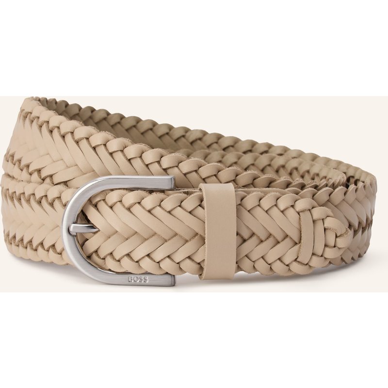 Boss Ledergürtel beige