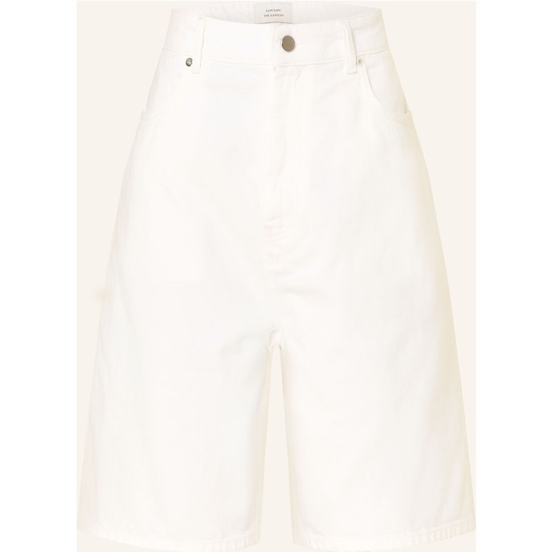 Loulou De Saison Jeansshorts Isu weiss