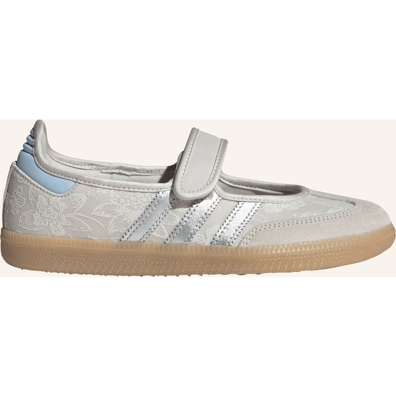Adidas Originals Mary-Jane-Ballerinas Samba Jane silber