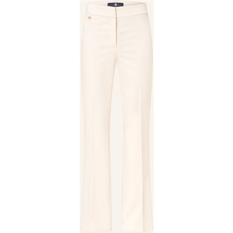 Pamela Henson Bootcut-Hose Phellie weiss