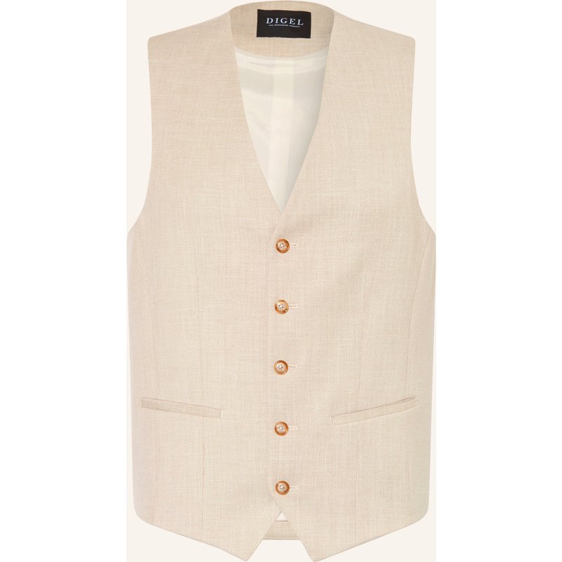 Digel Anzugweste Edgar Slim Fit beige