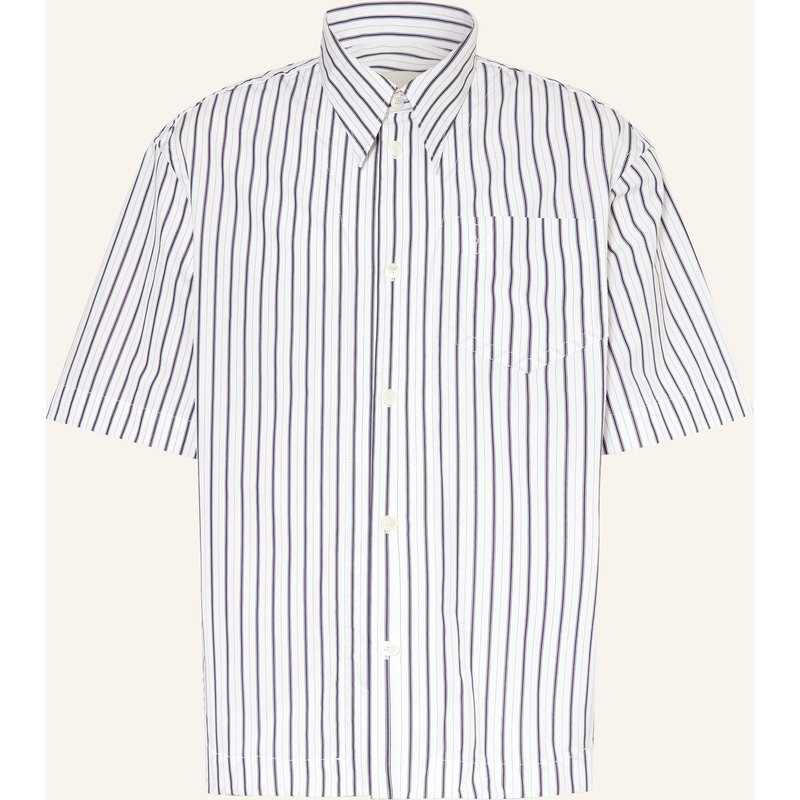 Ami Paris Kurzarm-Hemd Comfort Fit weiss