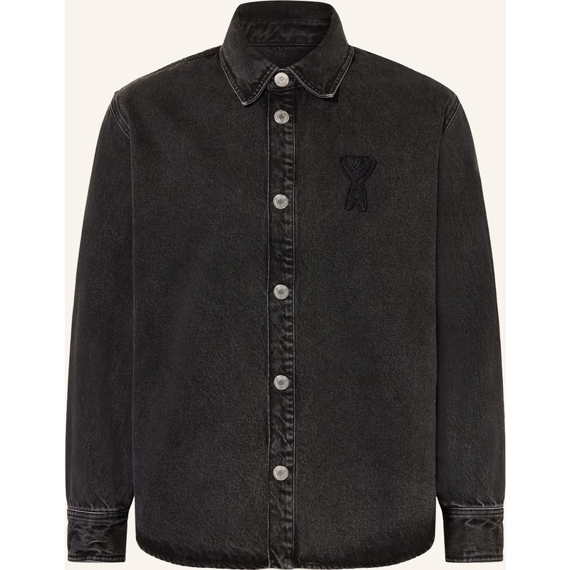 Ami Paris Jeans-Overjacket schwarz