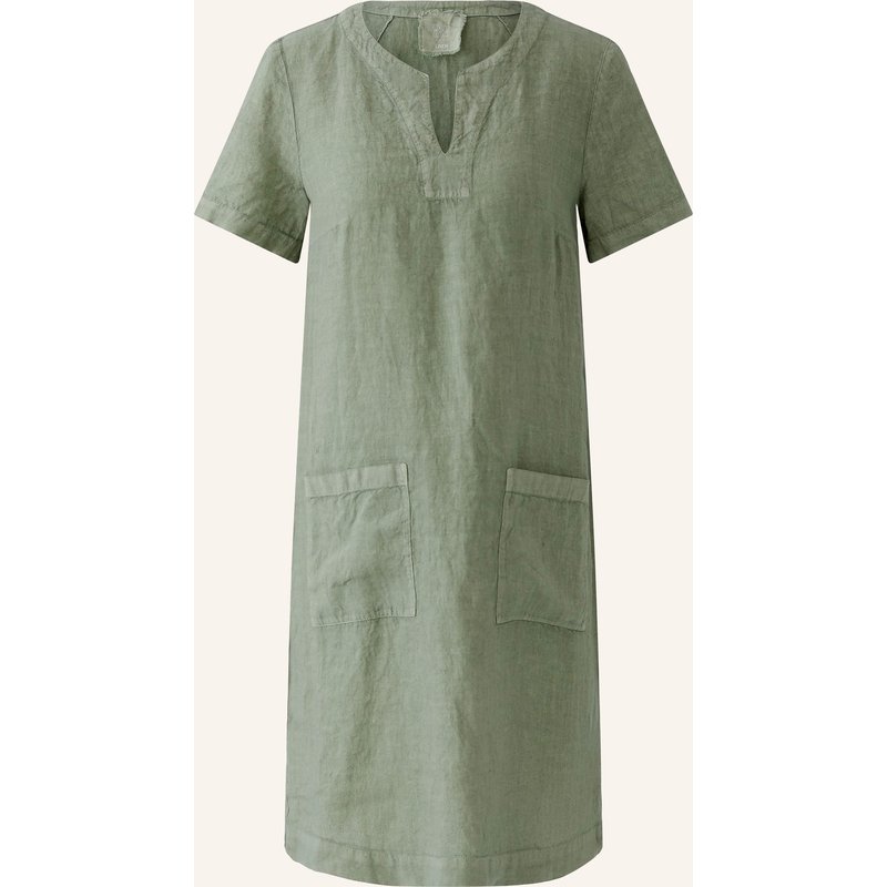 Oui Leinenkleid gruen