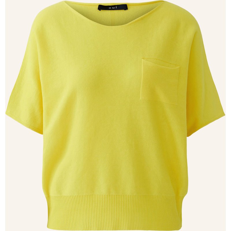 Oui Strickshirt gelb