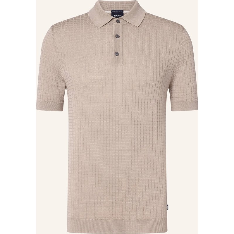 Joop! Strick-Poloshirt beige