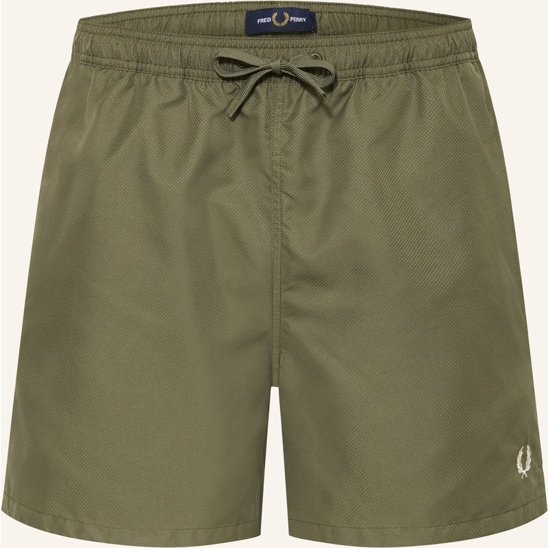 Fred Perry Badeshorts gruen