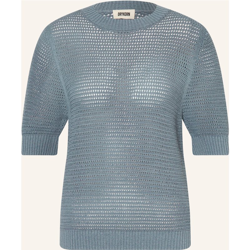Drykorn Strickshirt Sanidy blau