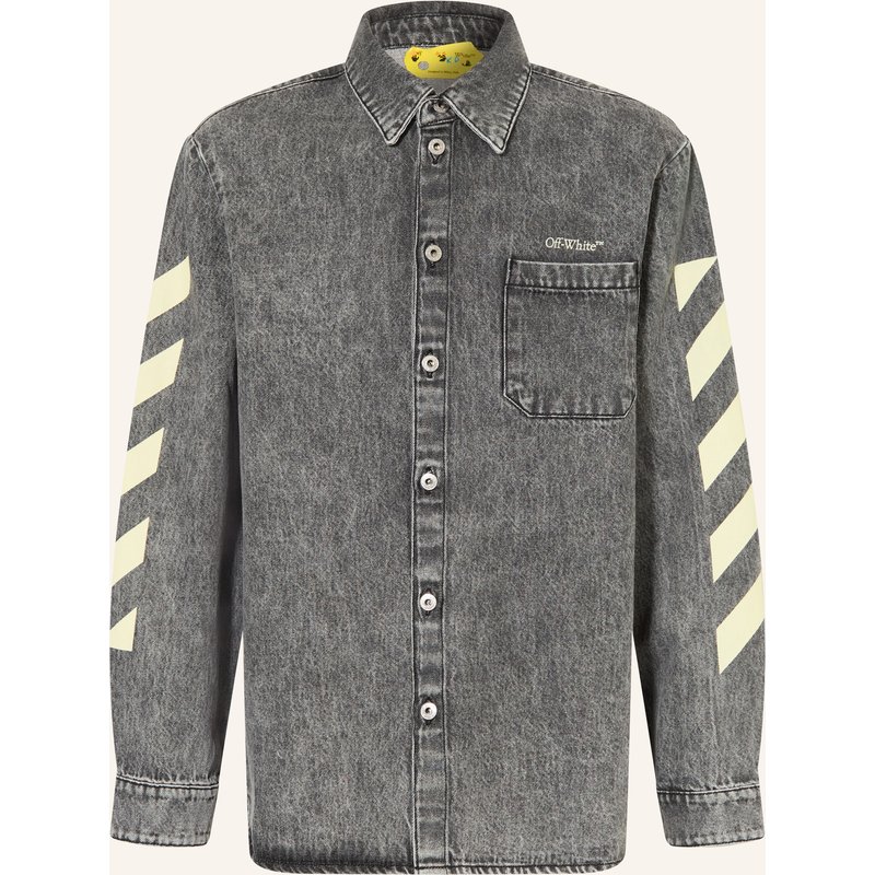 Off-White Jeanshemd grau