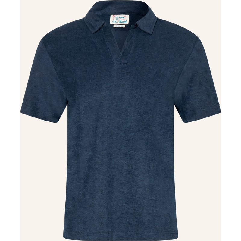 mc2 Saint Barth Frottee-Poloshirt Jeremy blau