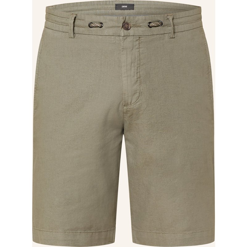 Cinque Shorts Cijuno Mit Leinen gruen