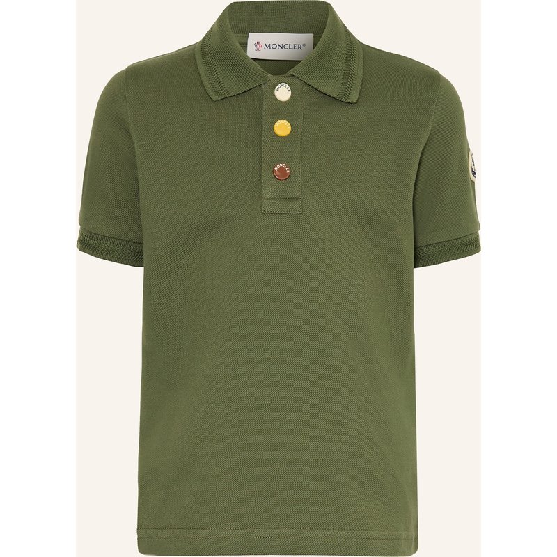 Moncler Enfant Piqué-Poloshirt gruen