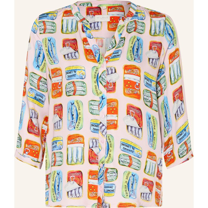 Milano Italy Bluse Mit 3/4-Arm blau