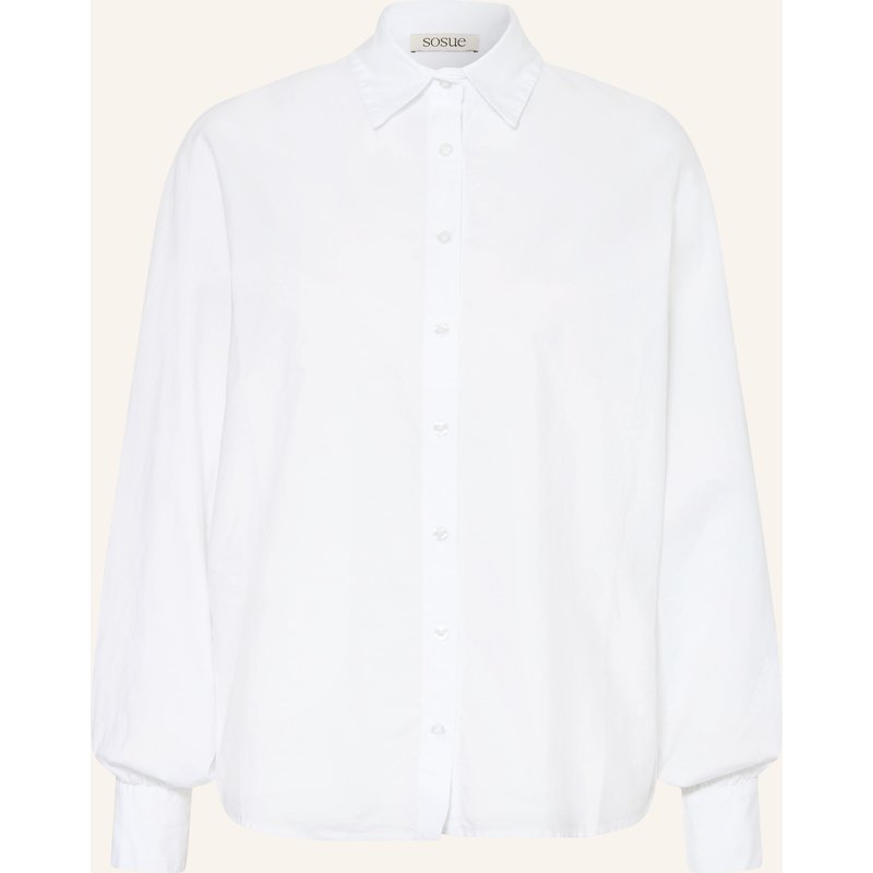 Sosue Hemdbluse Antonia Slim weiss