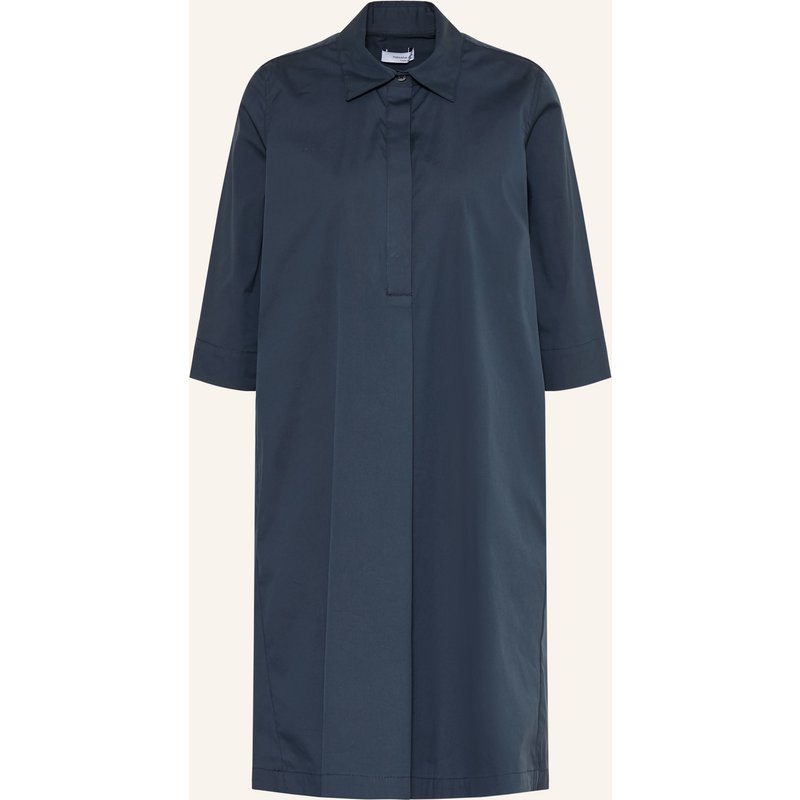 Rossana Diva Hemdblusenkleid Mit 3/4-Arm blau