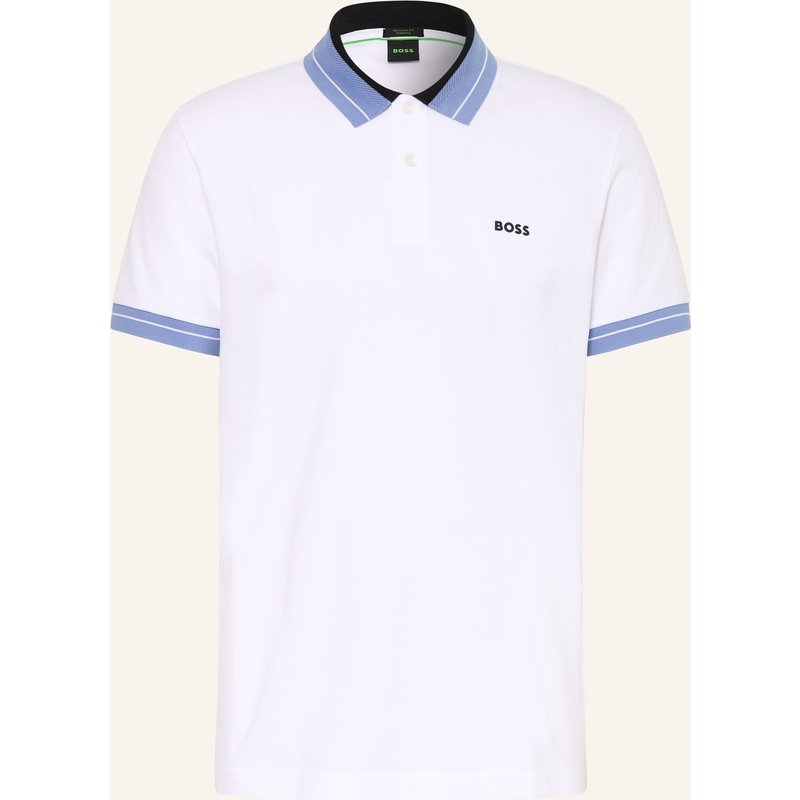 Boss Piqué-Poloshirt Member Regular Fit weiss