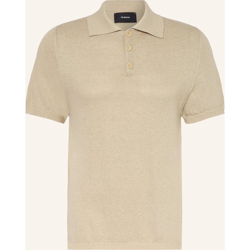I'm Brian Strick-Poloshirt beige