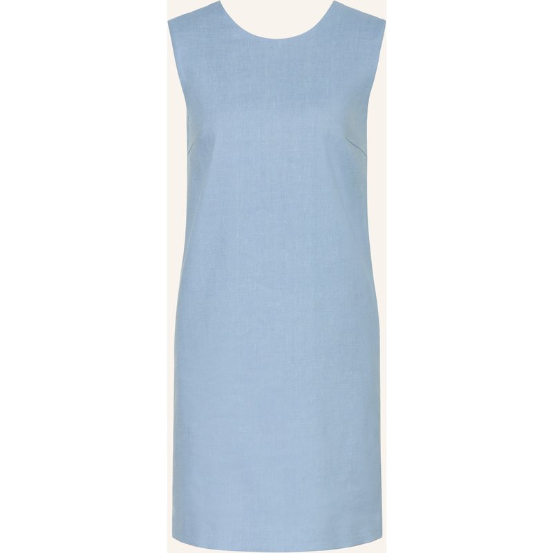 Windsor. Kleid Mit Leinen blau