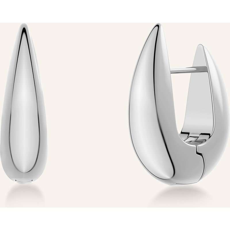 Edblad Creolen Crest L silber